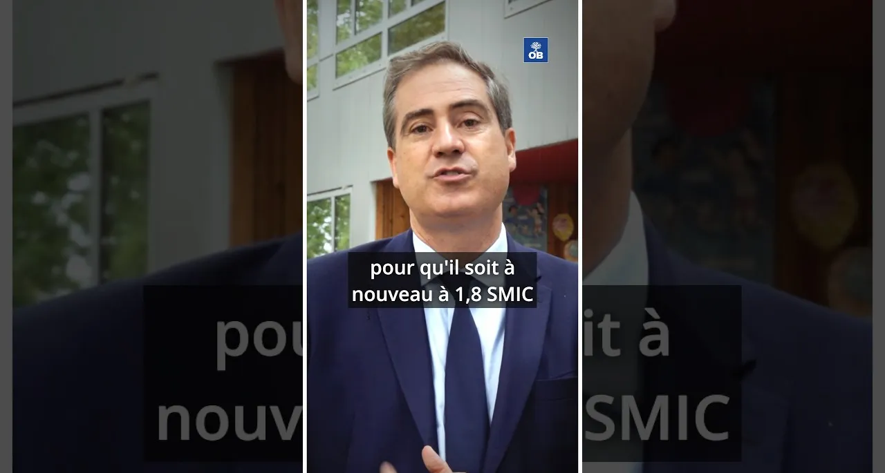 Lire la vidéo « Enseignants : je propose 1,8 SMIC en début de carrière »